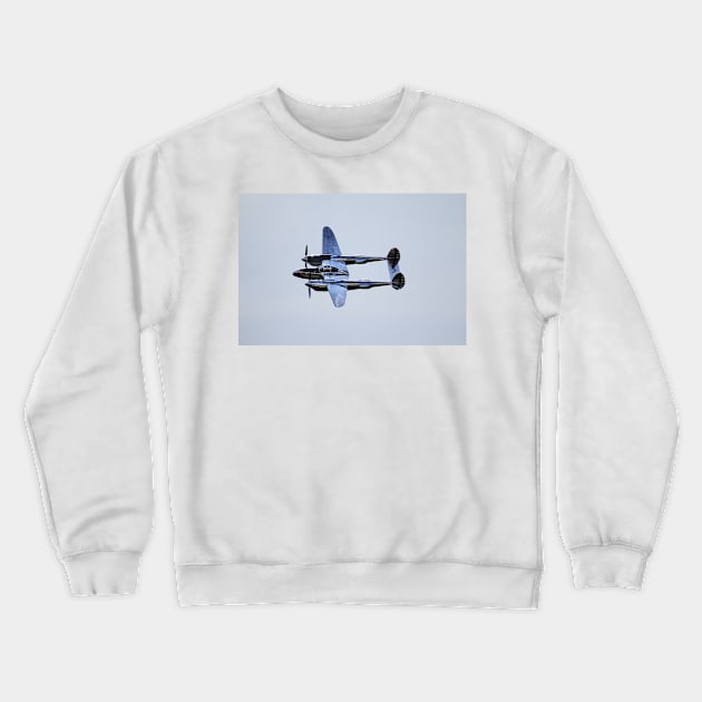 Lockheed P-38 Lightning Crewneck Sweatshirt by holgermader